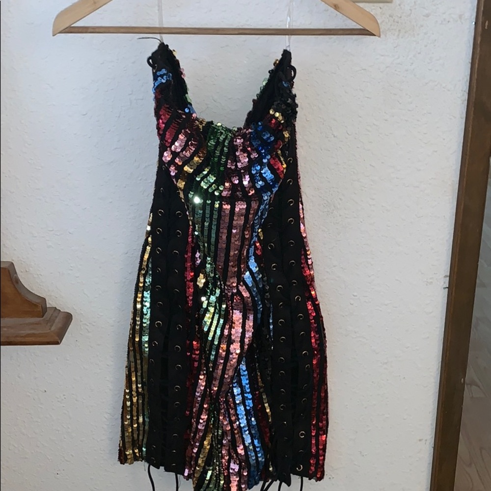 Strapless dress